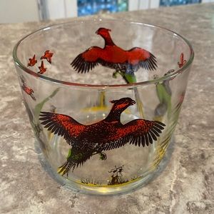 Vintage Hazel Atlas Pheasant Ice bowl